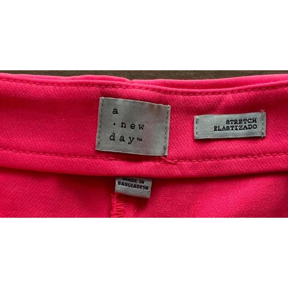 NWT - A New Day Hot Pink High Waisted Shorts - Size 12 - Picture 5 of 6
